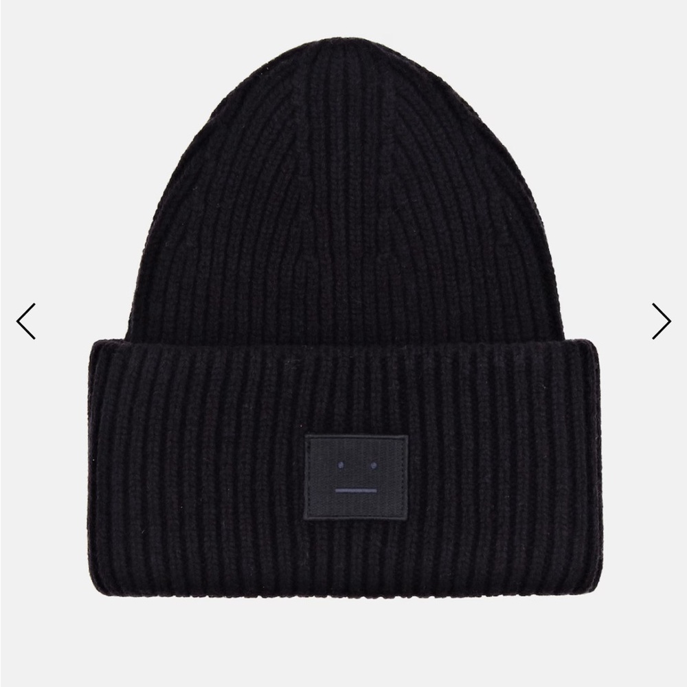 Acne Studios Wool Pansy Face Beanie